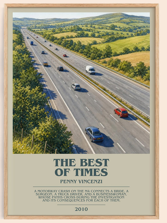 The Best of Times Bookish Wall Art by Penny Vincenzi