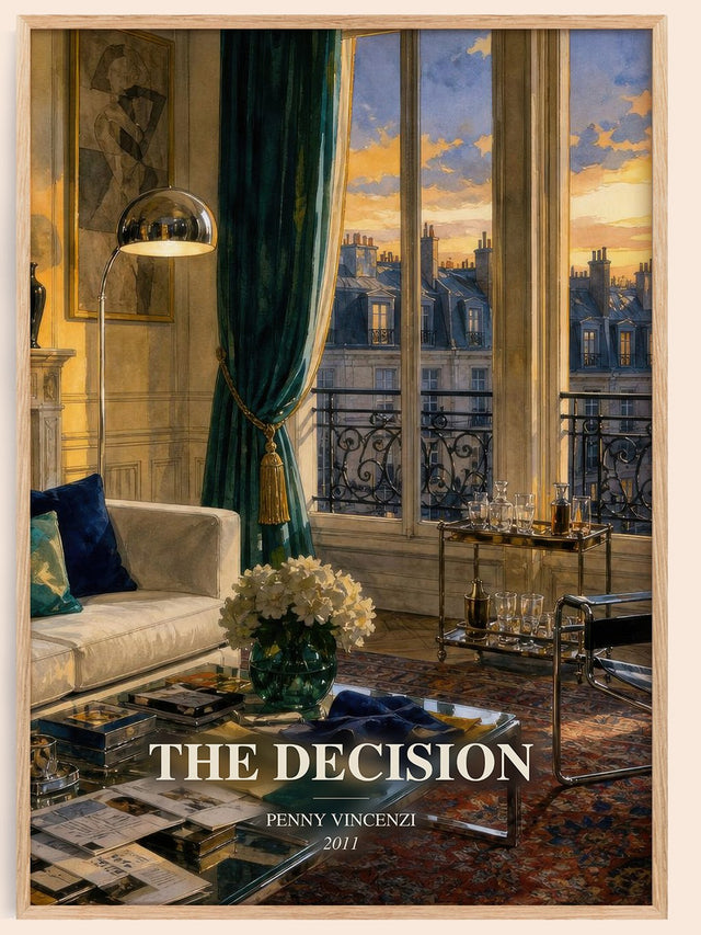 The Decision Book Watercolour Illustration by Penny Vincenzi