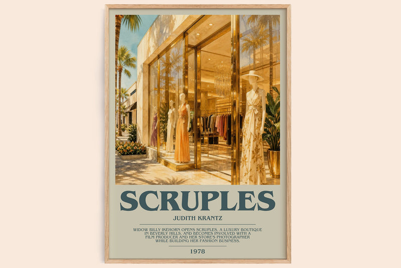 Scruples Bookish Wall Art by Judith Krantz (Modern style)