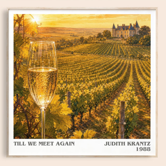 Till We Meet Again Literary Art Print by Judith Krantz