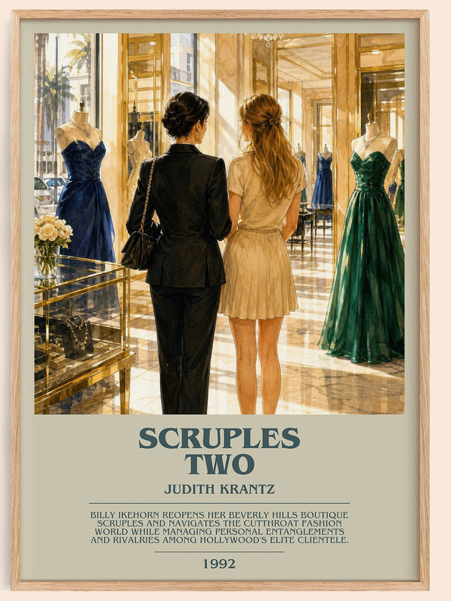 Scruples Two Bookish Wall Art by Judith Krantz