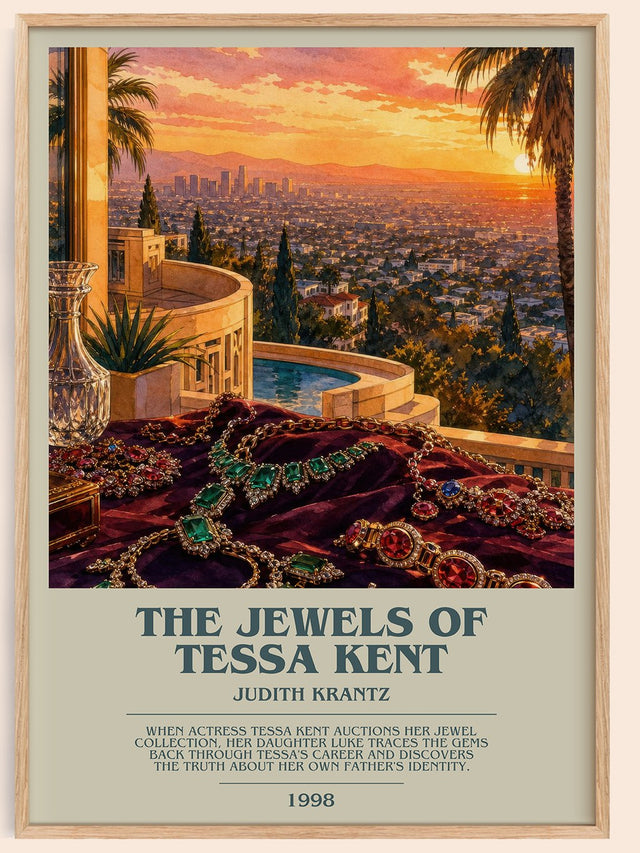 The Jewels of Tessa Kent Bookish Wall Art by Judith Krantz