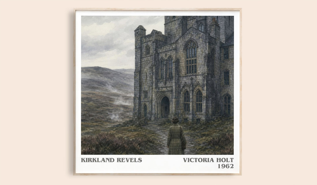 Kirkland Revels literary book poster by Victoria Holt – framed literary art print