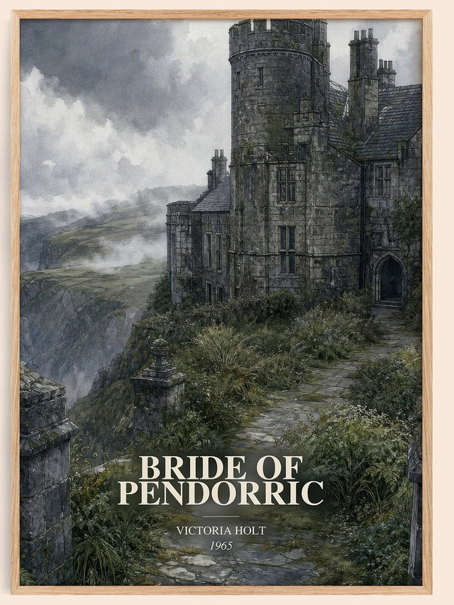 Bride of Pendorric Book Watercolour Illustration by Victoria Holt