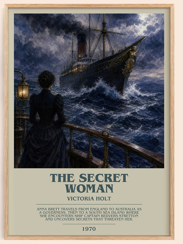 The Secret Woman Bookish Wall Art by Victoria Holt