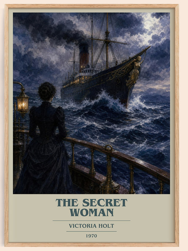 The Secret Woman Book Cover Poster by Victoria Holt