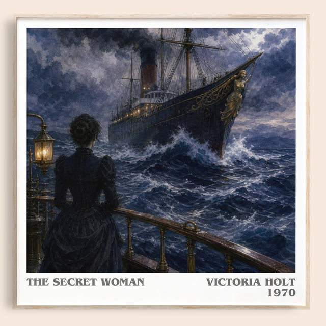 The Secret Woman Literary Art Print by Victoria Holt