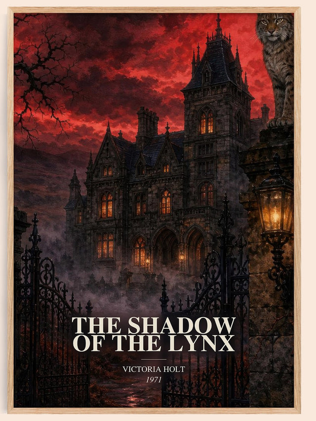 The Shadow of the Lynx Book Watercolour Illustration by Victoria Holt