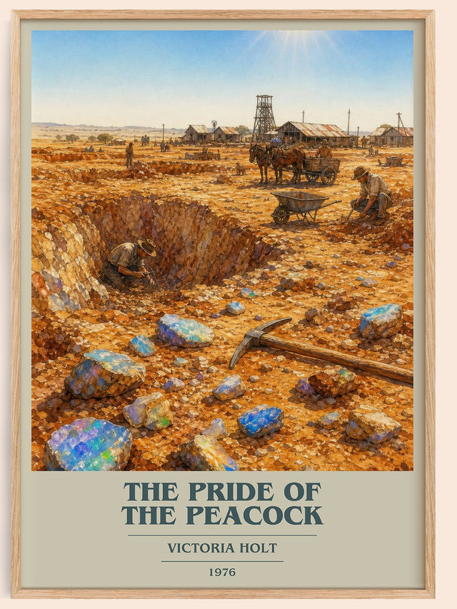 The Pride of the Peacock Book Cover Poster by Victoria Holt