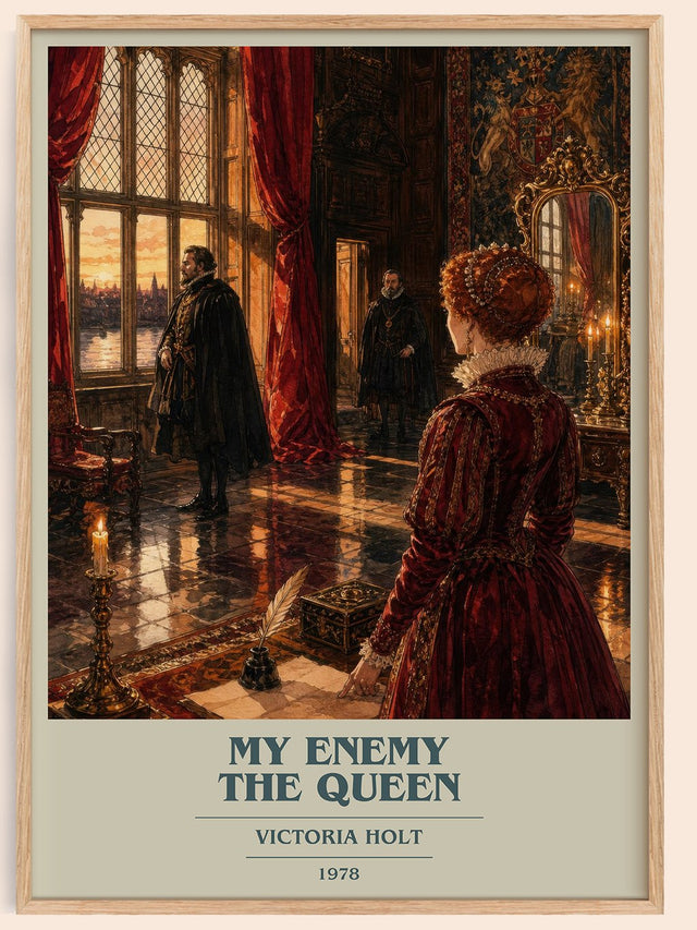 My Enemy the Queen Book Cover Poster by Victoria Holt