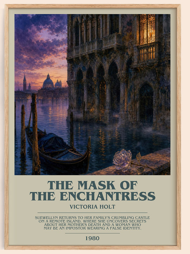 The Mask of the Enchantress Bookish Wall Art by Victoria Holt