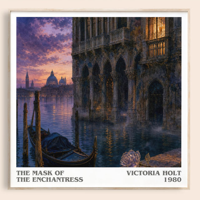 The Mask of the Enchantress Literary Art Print by Victoria Holt