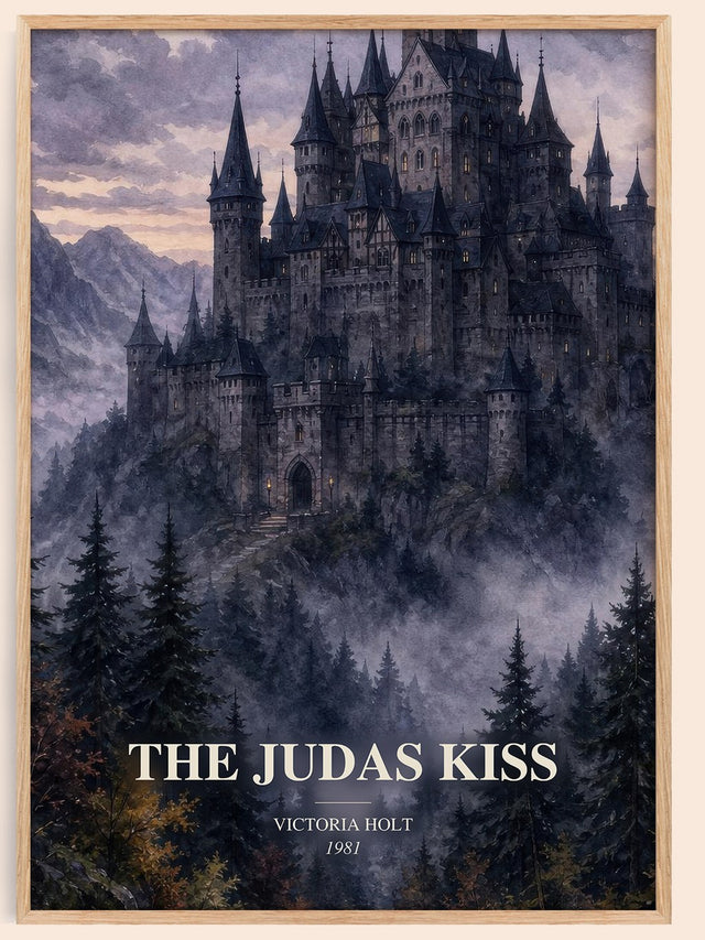 The Judas Kiss Book Watercolour Illustration by Victoria Holt