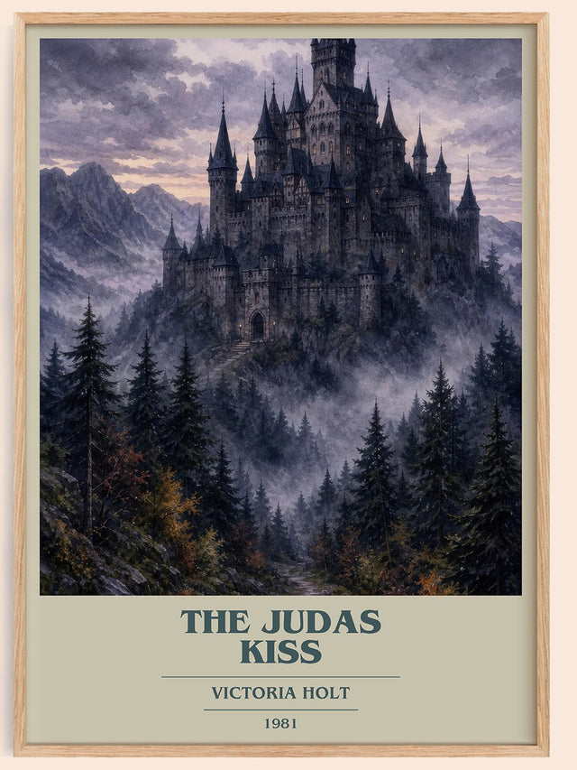The Judas Kiss Book Cover Poster by Victoria Holt