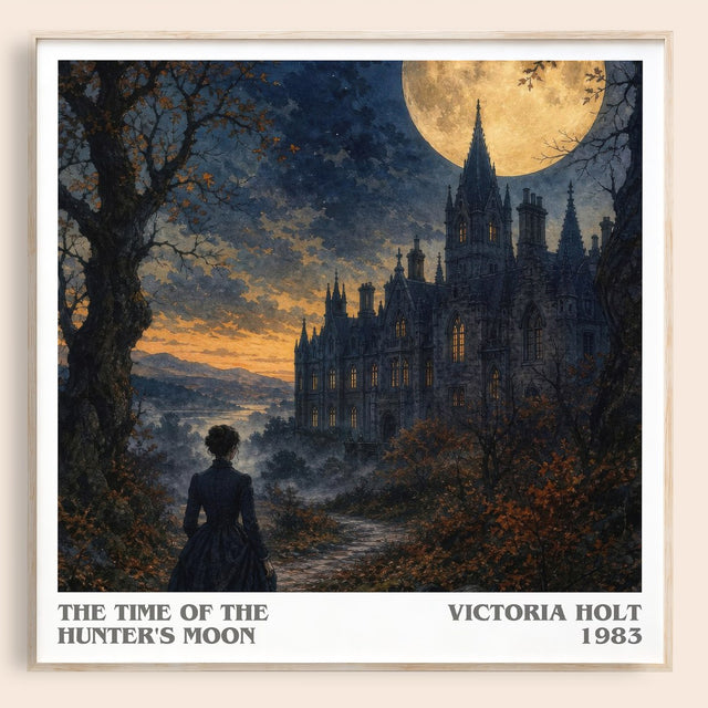 The Time of the Hunter's Moon Literary Art Print by Victoria Holt