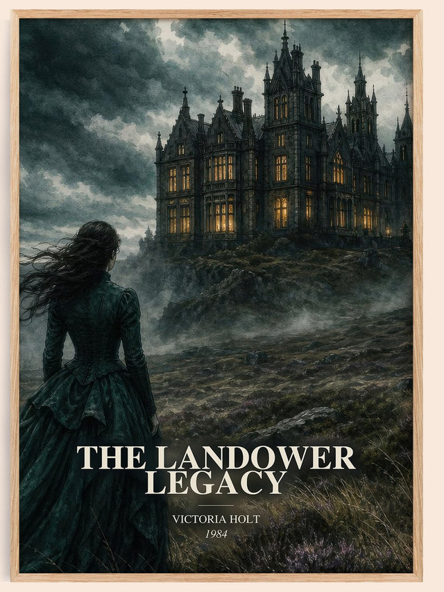 The Landower Legacy Book Watercolour Illustration by Victoria Holt