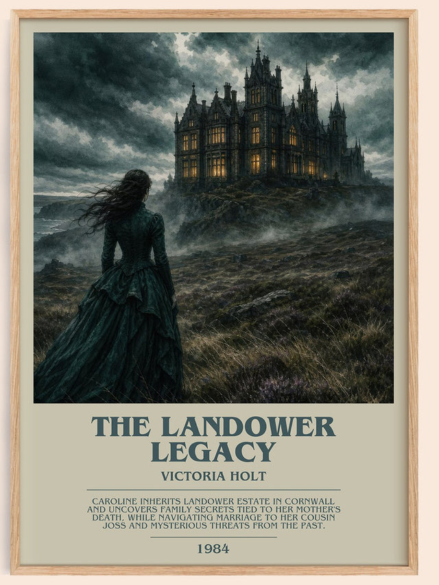 The Landower Legacy Bookish Wall Art by Victoria Holt
