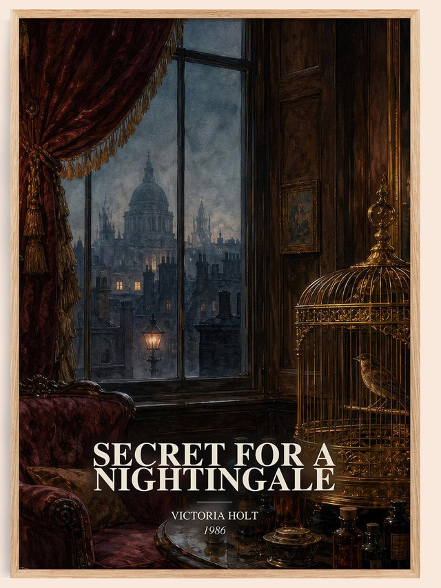 Secret for a Nightingale Book Watercolour Illustration by V. Holt