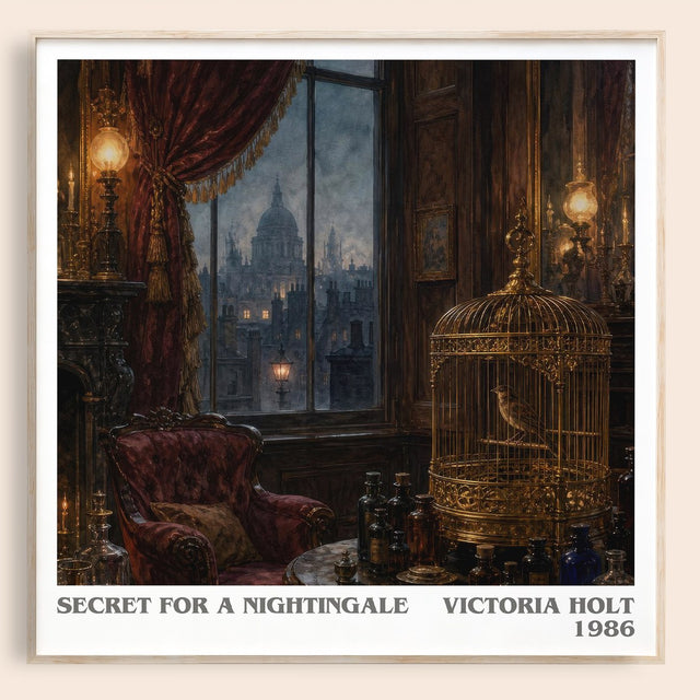 Secret for a Nightingale Literary Art Print by Victoria Holt