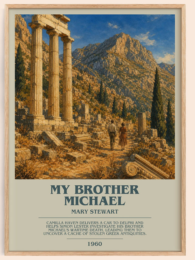 My Brother Michael Bookish Wall Art by Mary Stewart