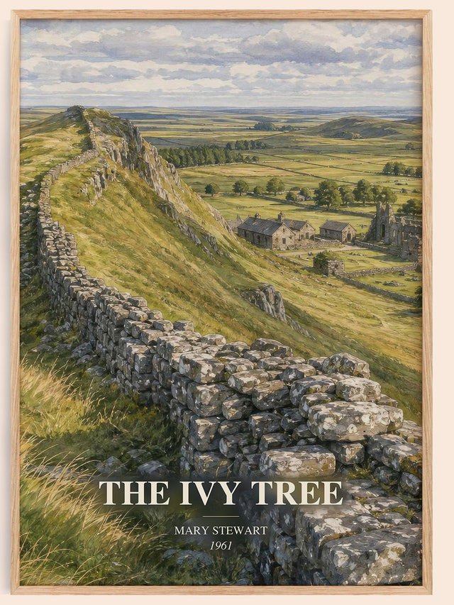 The Ivy Tree Book Watercolour Illustration by Mary Stewart