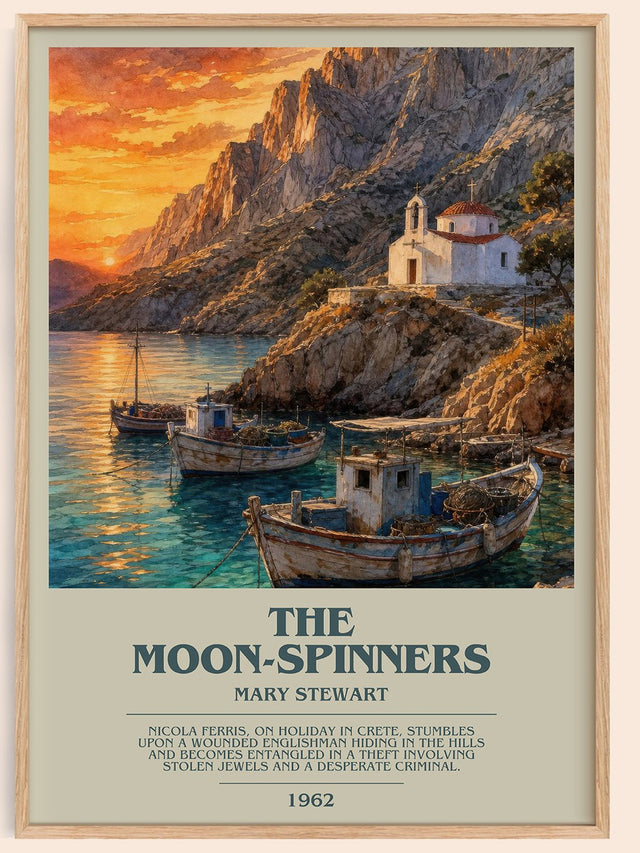 The Moon-Spinners Bookish Wall Art by Mary Stewart