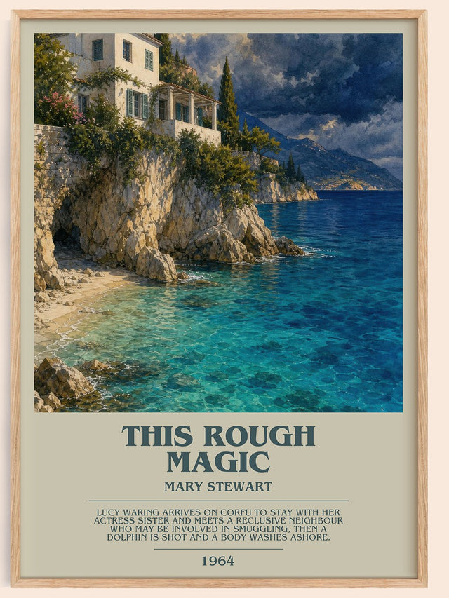 This Rough Magic Bookish Wall Art by Mary Stewart