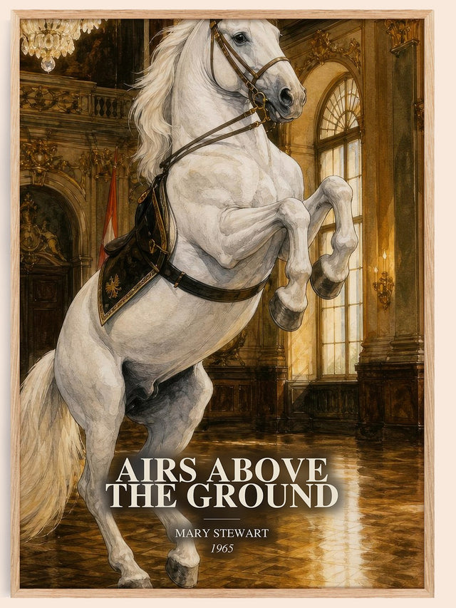 Airs Above the Ground Book Watercolour Illustration by Mary Stewart