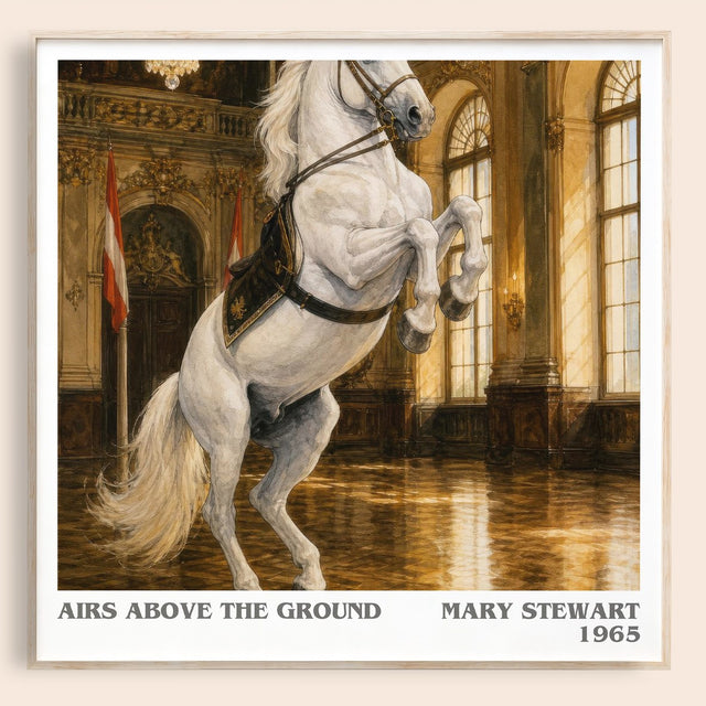 Airs Above the Ground Literary Art Print by Mary Stewart