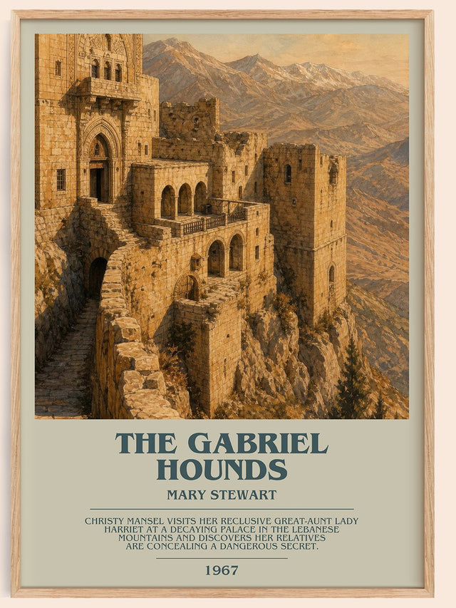 The Gabriel Hounds Bookish Wall Art by Mary Stewart