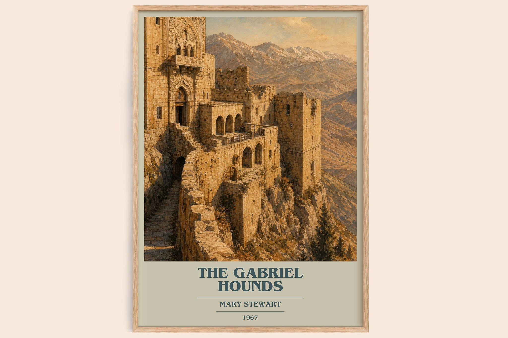 The Gabriel Hounds Book Cover Poster by Mary Stewart