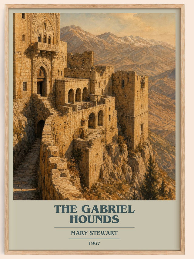 The Gabriel Hounds Book Cover Poster by Mary Stewart
