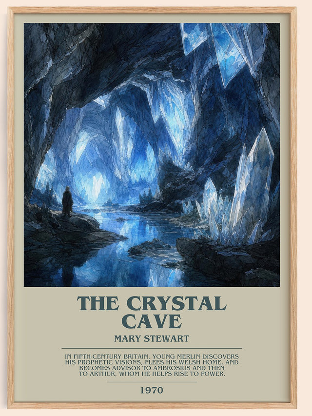 The Crystal Cave Bookish Wall Art by Mary Stewart