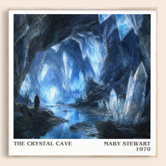 The Crystal Cave Literary Art Print by Mary Stewart