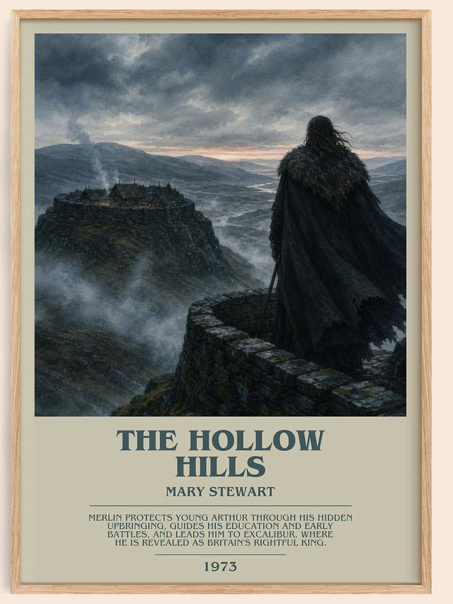 The Hollow Hills Bookish Wall Art by Mary Stewart