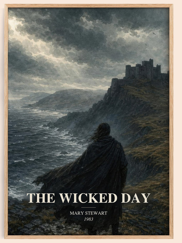 The Wicked Day Book Watercolour Illustration by Mary Stewart