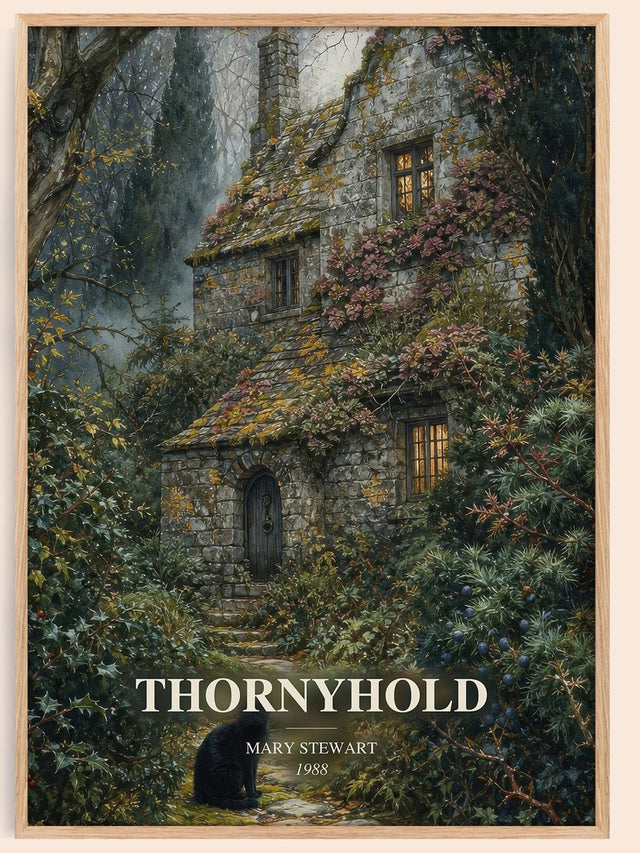 Thornyhold Book Watercolour Illustration by Mary Stewart