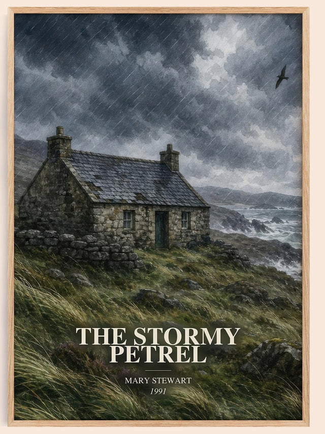 The Stormy Petrel Book Watercolour Illustration by Mary Stewart