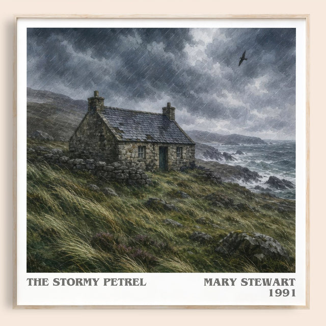 The Stormy Petrel Literary Art Print by Mary Stewart