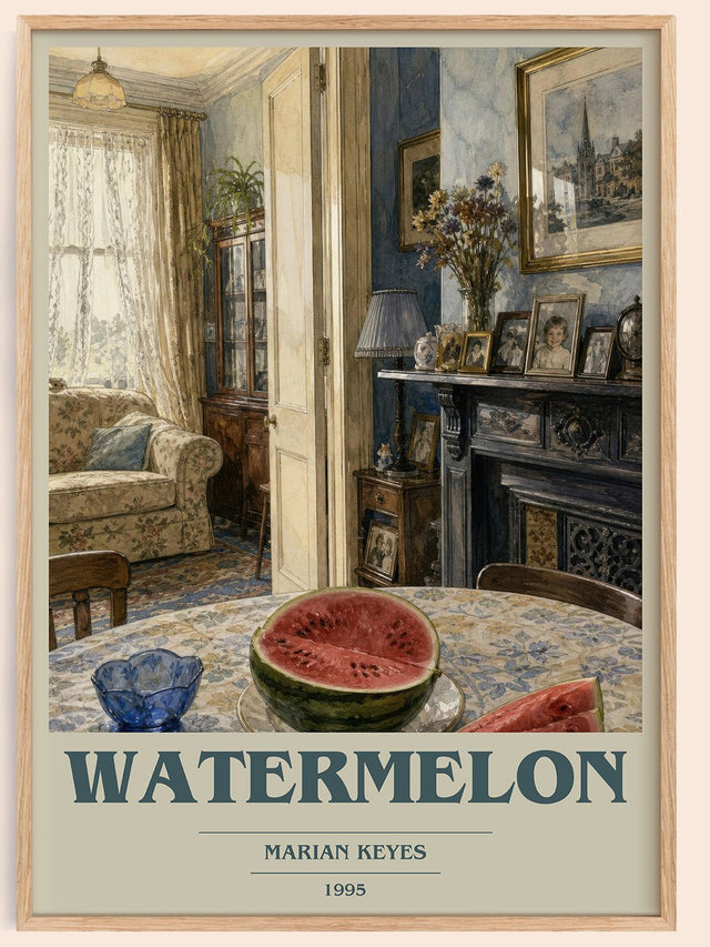 Watermelon Book Cover Poster by Marian Keyes