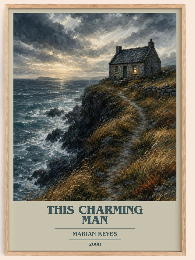 This Charming Man Book Cover Poster by Marian Keyes