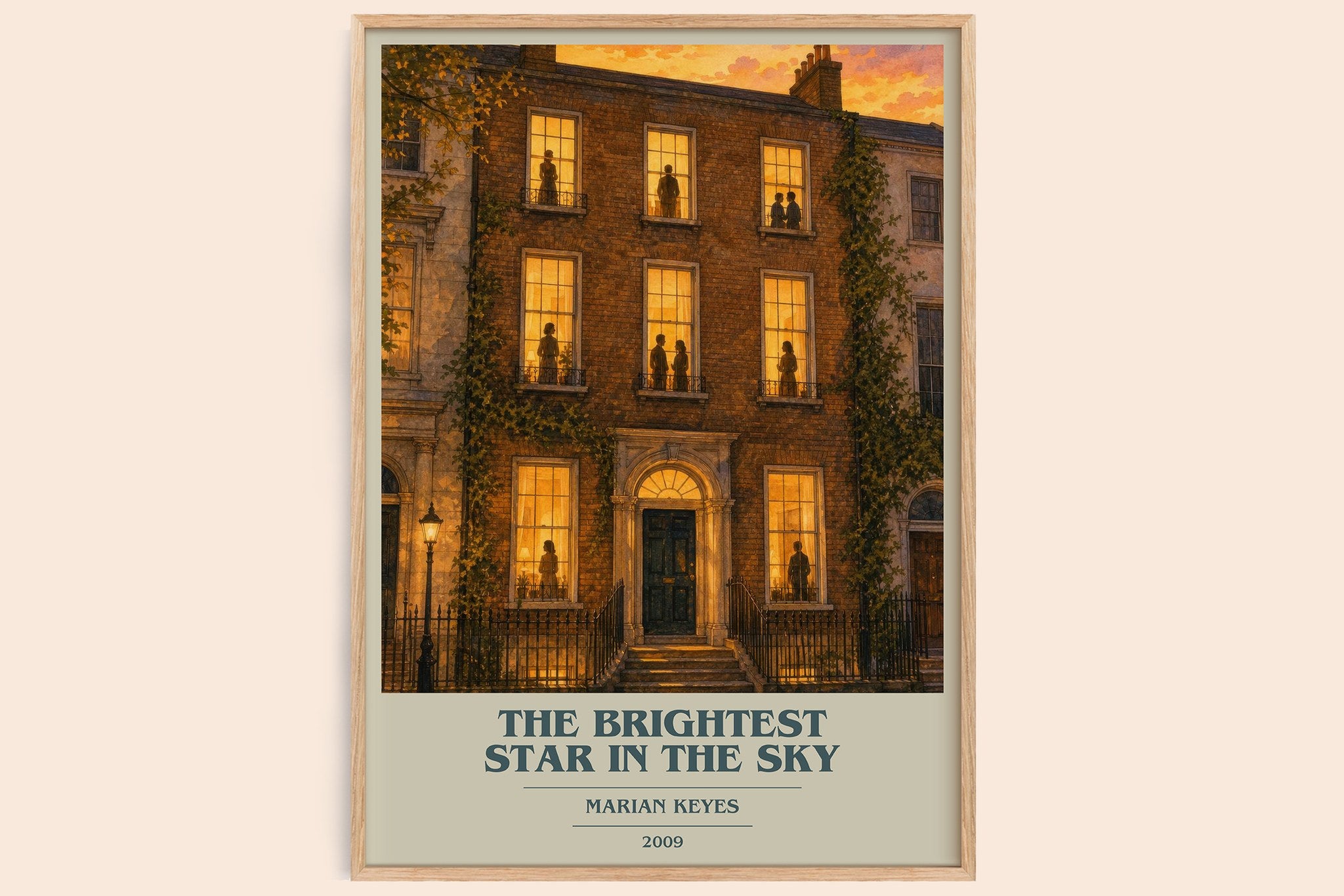 The Brightest Star in the Sky Book Cover Poster by Marian Keyes