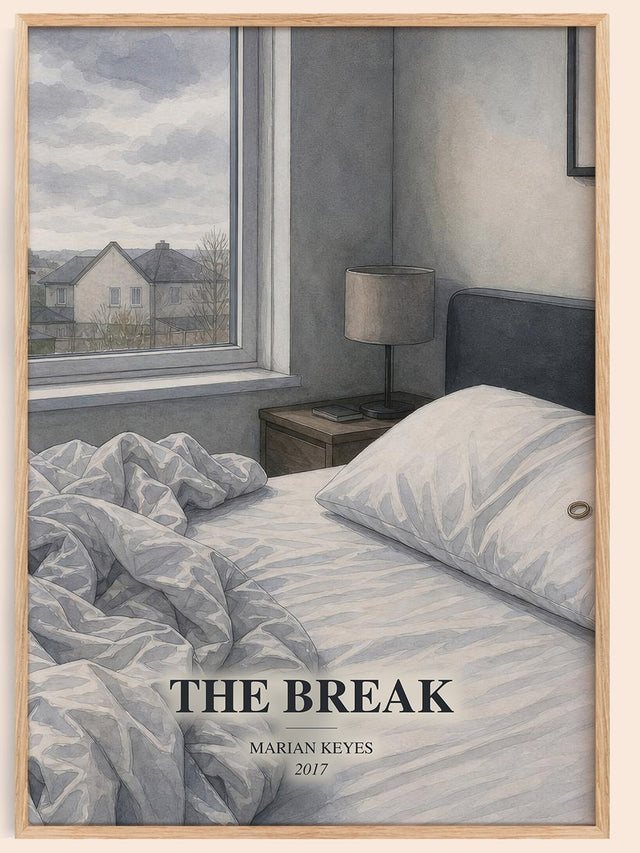 The Break Book Watercolour Illustration by Marian Keyes