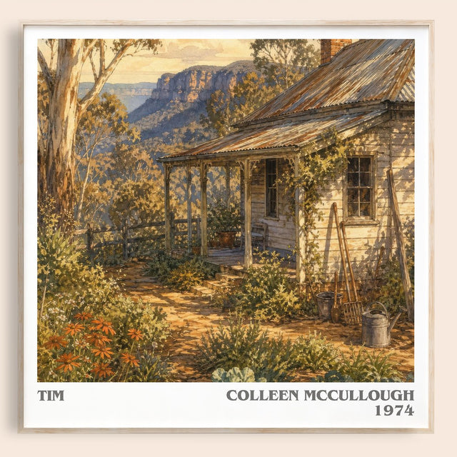 Tim Literary Art Print by Colleen McCullough