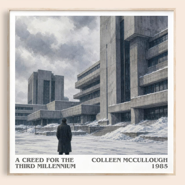 Creed for the Third Millennium Literary Art Print by C. McCullough