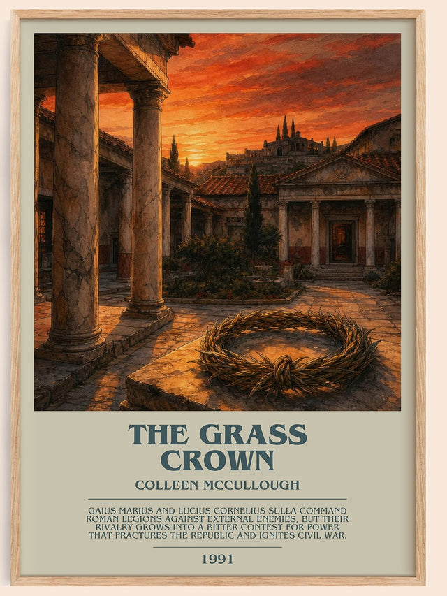 The Grass Crown Bookish Wall Art by Colleen McCullough