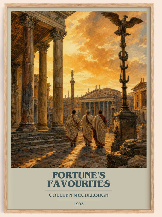 Fortune's Favourites Book Cover Poster by Colleen McCullough