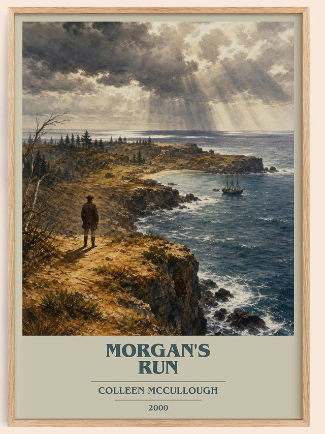 Morgan's Run Book Cover Poster by Colleen McCullough