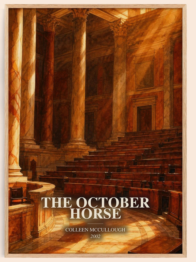 The October Horse Book Watercolour Illustration by Colleen McCullough