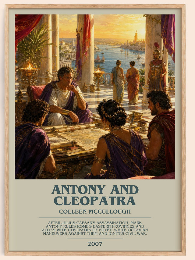 Antony and Cleopatra Bookish Wall Art by Colleen McCullough